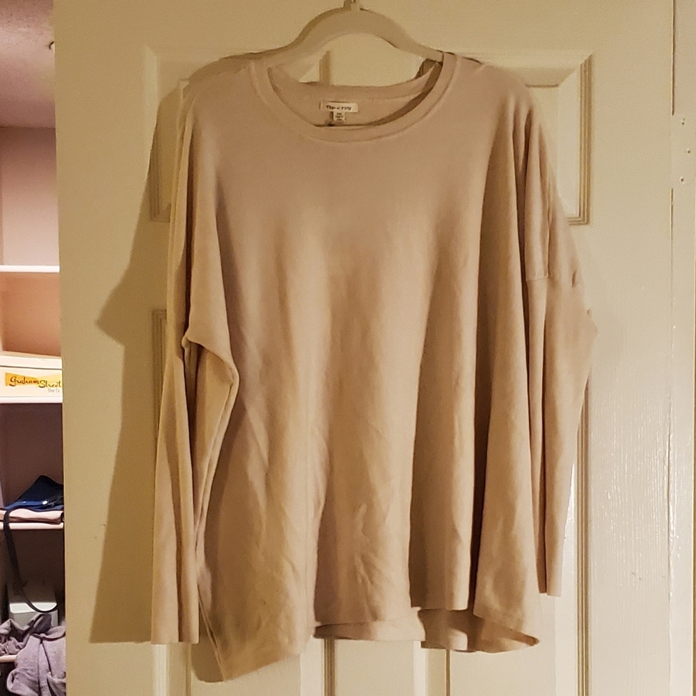 Tea N Rose: Cream Lightweight Sweater